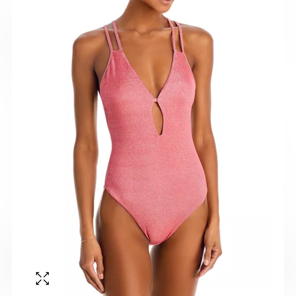 Peixoto Pink One-Piece Swimsuit with Double Straps - Picture 3 of 16